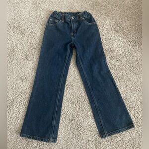 Faded Glory Dark Blue Straight Leg Jeans 7R